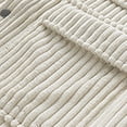 thumbnail image 6 of Fesfesfes New Fashion Casual Corduroy Coat Solid Color Cargo Jacket Cardigan Mock Neck Long Sleeve Hoodless Casual Outwear & Jackets, 6 of 7