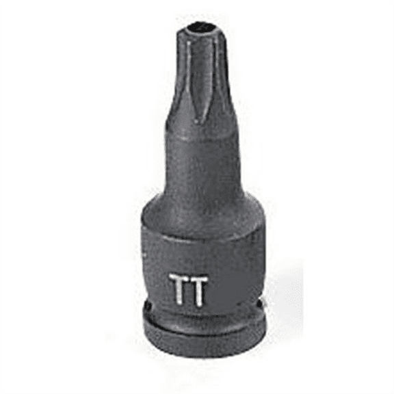 Grey Pneumatic 1/4" Dr x TT15 Tamper Proof TORX Driver