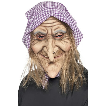 Deluxe Witch Mask - Old Witch Mask