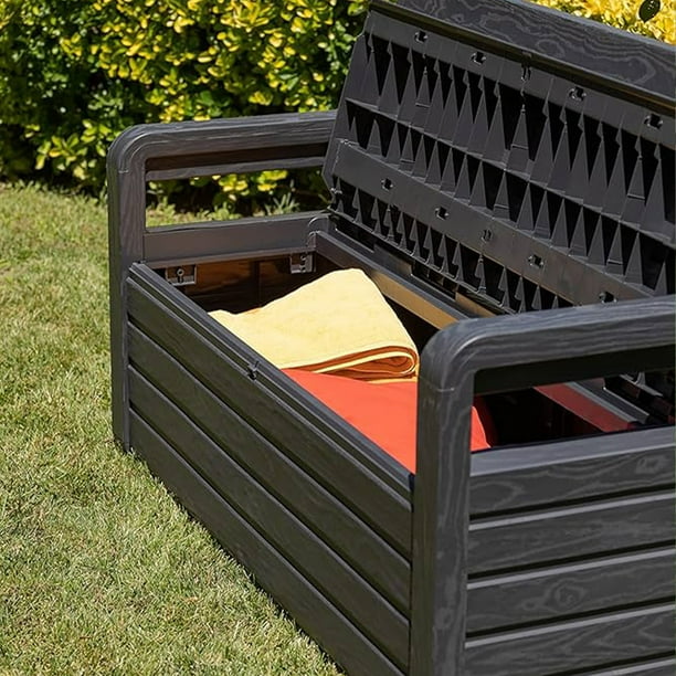 Toomax Foreverspring 70 Gallon Outdoor Deck Storage Box Chest