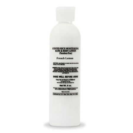 French Lemon Grade A Scented Body Lotion (8 oz