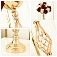 thumbnail image 1 of Wedding Props T Stage Road Guide Candlestick Candlestick Wrought Iron Vase Main Table Flower Vessel Wedding Scene Sign-in Decoration, 1 of 9