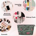 thumbnail image 3 of Makeup Bag - Paisley Pattern No.9091 Cosmetic Bag Portable Travel Toiletry Bag for Women Small Make Up Organizer Bag Zipper Pouch Travel Essentials, 3 of 8