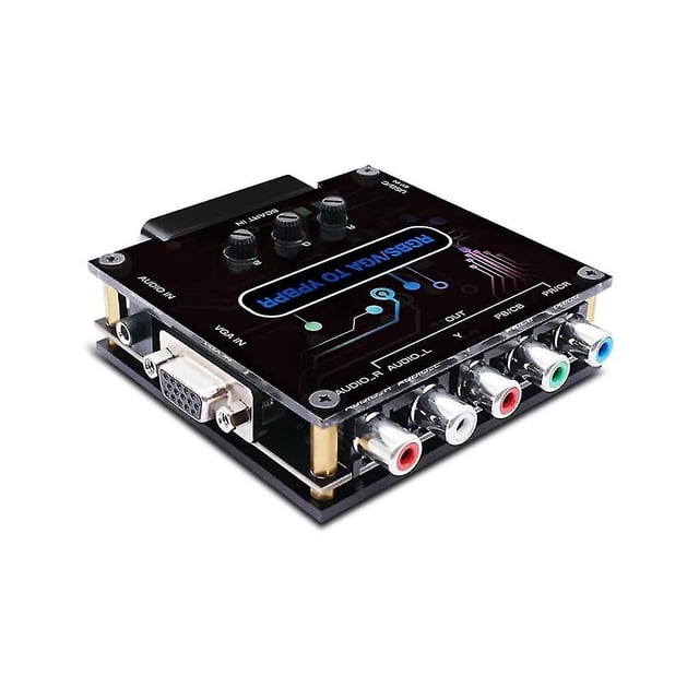 Convertidor de componentes RGB VGA a YPbpr, convertidor de transcodificación de señal de video Diferencia de color Vi