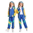 thumbnail image 1 of Set de 2 piezas de chándal de los 80 para niños, vintage, hip hop, de Costume MASSWO, 1 of 6
