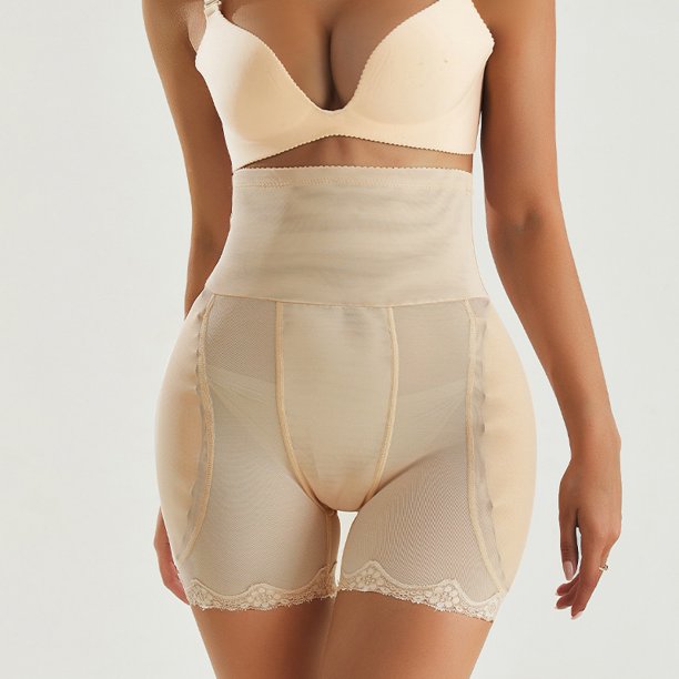 Bragas de Control levantador de glúteos, moldeador de cuerpo, almohadilla falsa, ropa interior acolchada de espuma para realzar la cadera, ropa interior femenina, cuerpo de reloj de arena ZefeiWu 8390606946218