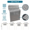 thumbnail image 6 of Black White Morocco Table Runner 72 Inches, Modern Abstract Classic Geometric Bed Runner Dresser Scarves Tabletop for Indoor Outdoor Parties/Ceremony/Banquet, 16" x 72", 6 of 9