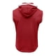 thumbnail image 5 of pstuiky Camisetas sin mangas, Blusa sin mangas con capucha y cuello redondo para hombre, con botones y parches de fitness de color Tops elegantes para mujer m, 5 of 7