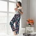 thumbnail image 6 of Bingfone Pajamas for Women,Cherry Blossoms Pajama Pants with Pockets-Small, 6 of 7