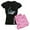 With Pink Camo Pant, variant on - Shark Week Pajamas - Women's Dark Pajamas