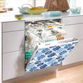 thumbnail image 5 of Dailycode Dishwasher Magnet Cover Magnetic Fridge Door Cover Home Kitchen Decor, Indigo Tie Dye, 23"x 26", 5 of 6
