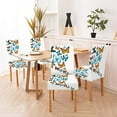 thumbnail image 3 of Monarch Butterfly Stretch Chair Covers for Dining Room Set of 4,Printed Stretchable Dining Chair Slipcover Washable Removable for Dining Room,Living Room,Hotel,Banquet,Party, 3 of 5