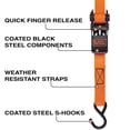 thumbnail image 2 of Correas de amarre con trinquete BLACK+DECKER BD1005 de 1 m x 3 m, paquete de 4, 2 of 9