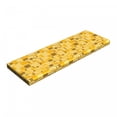 thumbnail image 1 of Geometric Bench Pad, Geometric Squares and Rectangles Pattern Checkered Grid Style Mosaic, HR Foam Cushion with Decorative Fabric Cover, 45" x 15" x 2", Marigold and Sepia, by Ambesonne, 1 of 3