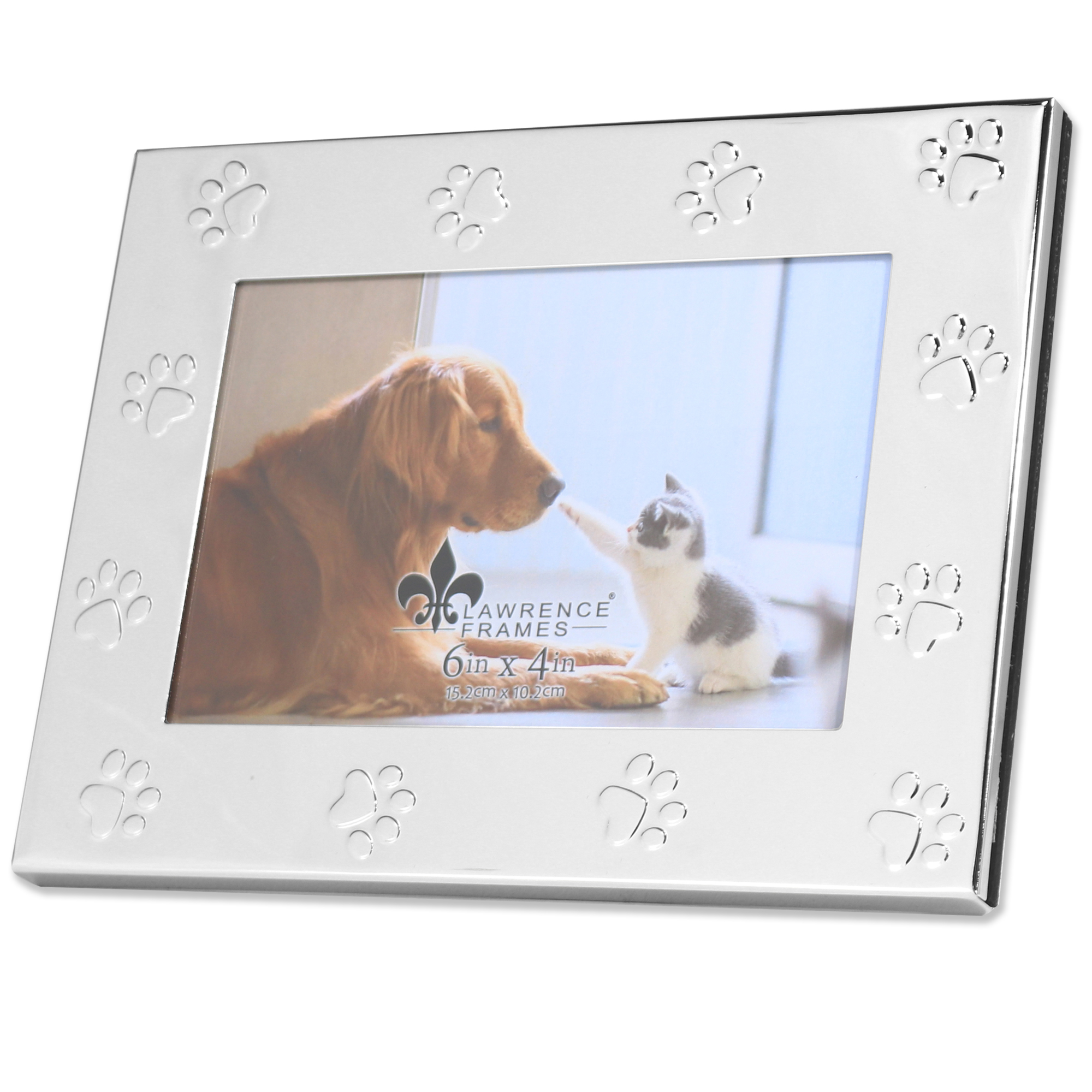 4 x 6 Photo CAT Photo frame Personalized Cat Photo Gift CAT Frame Ceramic Heart w crystal CAT Picture Frame