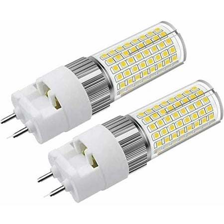 

G12 16W Warm White LED Bulb Bi-Pin Corn Bulb (150W Halogen/Incandescent Bulb Equivalent) 3000K 1600 Lumen Floodlight Ceiling Light for Home Street Garage Landscape Warehouse Pack of 2