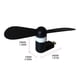 thumbnail image 2 of Small Micro USB Pocket Fan Travel Fans Plug in for Smart Phones Portable Cooler for Mobile Phone with OTG Function pink, 2 of 4
