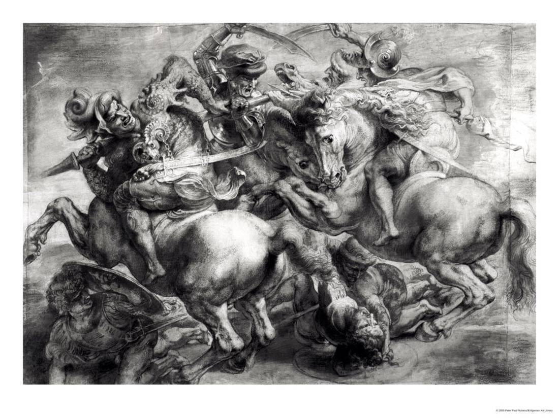 The Battle of Anghiari after Leonardo Da Vinci (14521519