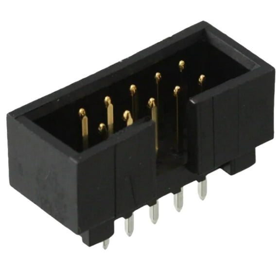 Pack of 2 0702461001 Connector Header Through Hole 10 position 0.100 (2.54mm)