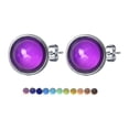 thumbnail image 1 of Pendientes de botón Perfecl que cambian de color 10 mm Joyería de moda sensible a la temperatura, 1 of 8