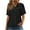 Black, variant on GigrtiJin Blouses for Women Dressy Casual Summer Lace Trim Short Sleeve Tops Button down Loose Collared Work T Shirts
