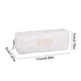 thumbnail image 3 of 1Pcs Pencil Pouch Pen case Large capacity pencil case with bowknot patterns Stationery bag student pencil case office stationery storage bag, 3 of 6