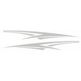 thumbnail image 1 of 2 Décalcomanies Graphiques à Rayures pour Remorque de Camion Bateau RV - MGB182 (Argent), 1 of 3