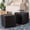 Brown, variant on Baxton Studio Siskal Red Modern Cube Ottoman