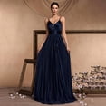 thumbnail image 2 of Sexy Backless Maxi Formal Dress for Women with Sequin, Sleeveless Pleated Evening Gowns for Wedding and Cocktail, 2 of 6