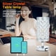 thumbnail image 5 of Lámpara De Escritorio Táctil De Cristal, Bombilla LED Blanca Cálida De 3000K Con Puerto De Carga USB C + A, Batería De 4000MAH, Luz Para Mesita De Noche De Dormitorio, 2 Uds., 5 of 7