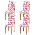 thumbnail image 2 of BZSMCE Chairs Slipcovers Dining Chair Covers Cute Bear Stylized Printing Creative Pattern, 2 of 7