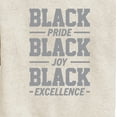 thumbnail image 3 of Instant Message - Black Pride Joy Excellence - Toddler & Youth Crewneck Fleece Sweatshirt, 3 of 6