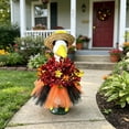 thumbnail image 5 of Nkmbld Fall Porch Goose Decor for 23" Cement or Plastic Geese Costume Dress for Yard Lawn Outdoor Garden Patio Thanksgiving Party Holiday Decor, 5 of 8