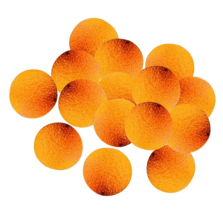 15pcs Eva Up Boilies Fishing Floating Ball Beads Artificial S , Orange, As described