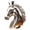 125ml-silver, variant on Horse Head Themed Whiskeys Decanter With Leak Proof Lid For Cocktail Parties And Collectors Beverage Storage Solution