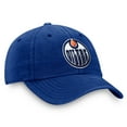 thumbnail image 3 of Men's Fanatics  Royal Edmonton Oilers Core Primary Logo Adjustable Hat, 3 of 4