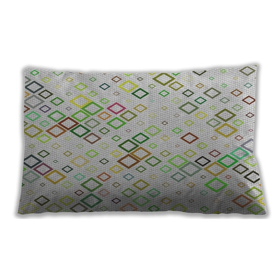 Ahgly Company Indoor Rectangular Patterned Lumbar Throw Pillow, 13 inch by 19 inch
