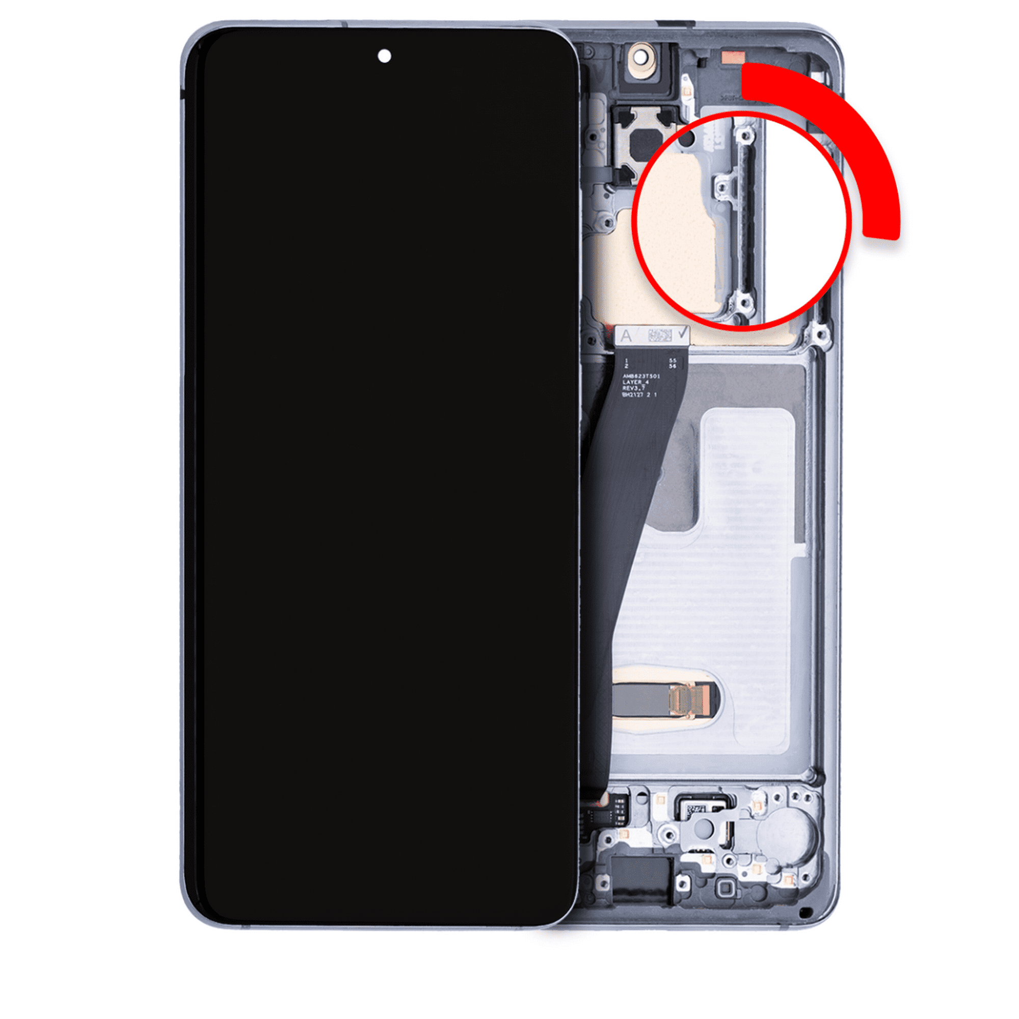 Replacement OLED Assembly With Frame Compatible For Samsung Galaxy