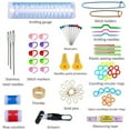 thumbnail image 5 of 100Pcs Knitting Needle Kit Crochet Hooks Set Zipper Organizer Case Tool, 5 of 7