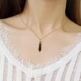 thumbnail image 4 of Collar jinwen Piedras Hexagonales Cristal Moda, 4 of 6