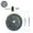Gray, variant on HONMEET 4pcs Baby Stroller Wheels Replacement, Silent Universal Fit Plastic Swivel Caster Wheels for and Strollers, Dark Grey