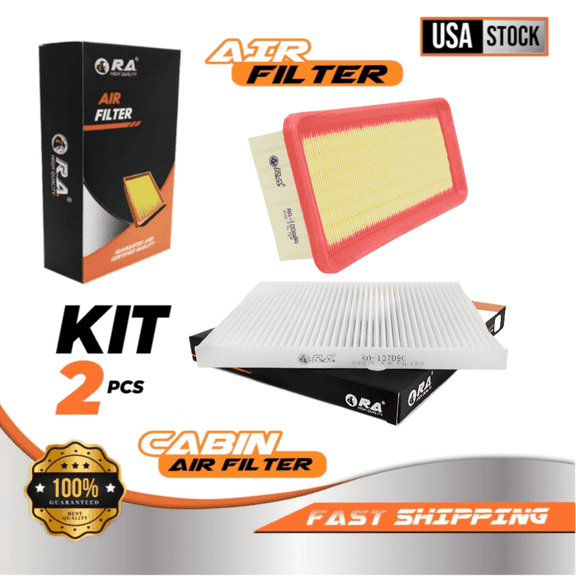 Engine & Cabin Air Filter Set for Kia Rio Rio5 2006 - 2010 11 1.6L