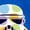 ROYAL BLUE, variant on - Easter Stormtrooper Heads Toddler Short Sleeve Graphic T-Shirt