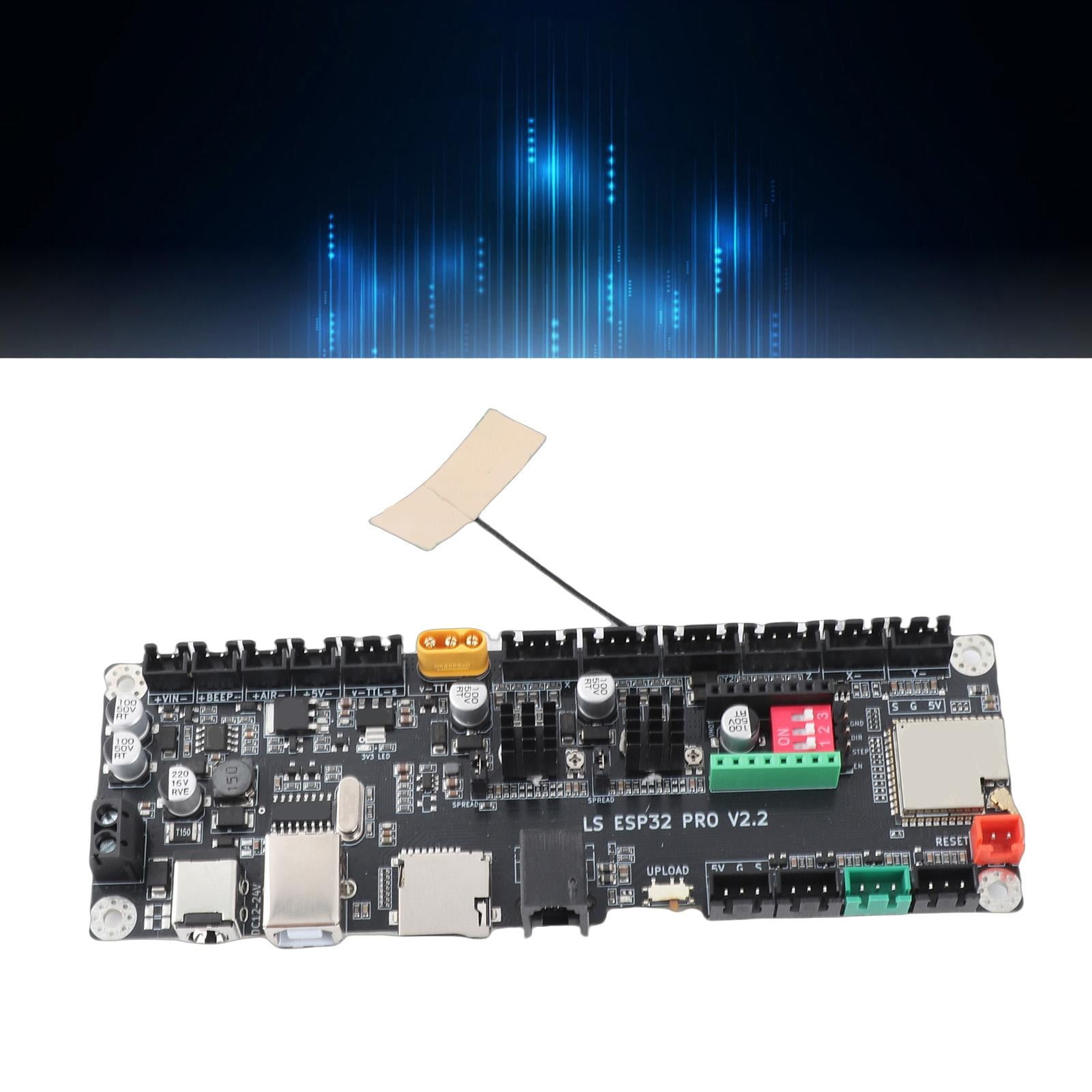 Yajisi MKS LS ESP32 PRO V2.2 Laser Engraver Offline Control Board, Dual Core 32 Bit WiFi BT TMC2209 CNC Motherboard, 4.7x3.1x0.4in