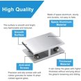 thumbnail image 5 of Glass Clamp, 4 Pack Adjustable Double Side Aluminum Alloy Glass Shelf Support Bracket, Glass Clamp Holder for 10-12mm Thickness, 5 of 5