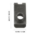 thumbnail image 6 of WRISTBIQUE 50Pcs Metal Self Tapping License Plate Screws for Universal Car Use, 6 of 7