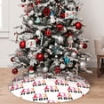 thumbnail image 5 of KLL 36" Christmas Tree Skirt Mothers Day Xmas Tree Skirts Mat for New Year Xmas Holiday Party Indoor Outdoor Home Decoration, 5 of 7