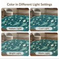 thumbnail image 7 of ODIKA 8'x10' Washable Area Rug Door Turtle Ocean Nautical Coral Reef Border Round Jellyfish for Living Room, Under Sectional, Family , Durable, Non-Slip, 7 of 7