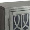 thumbnail image 3 of Elm Lane Pendleton 36" Wide Gray Wood 2-Shelf Decorative Cabinet, 3 of 9