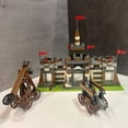 thumbnail image 3 of Besiege Castle Building Blocks (656+ Pieces) Toy with Random Figures, Desk Ornament, 3 of 6